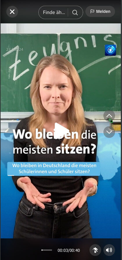 Die Tagesschau kam bei den Schüler:innen nicht gut weg, doch auf TikTok konnte sie ihre Zielgruppe erreichen.